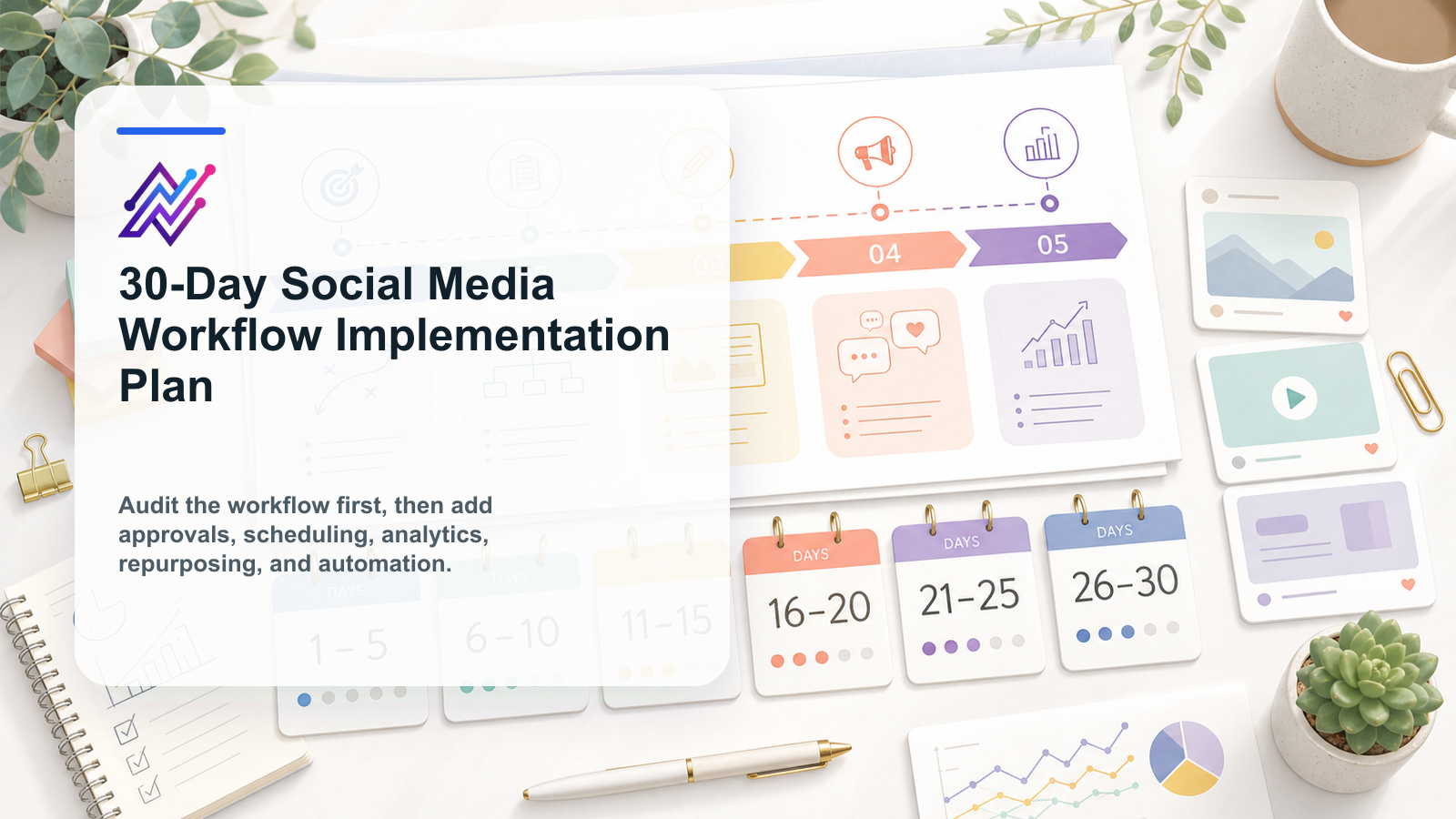 30-Day Social Media Workflow Implementation Plan