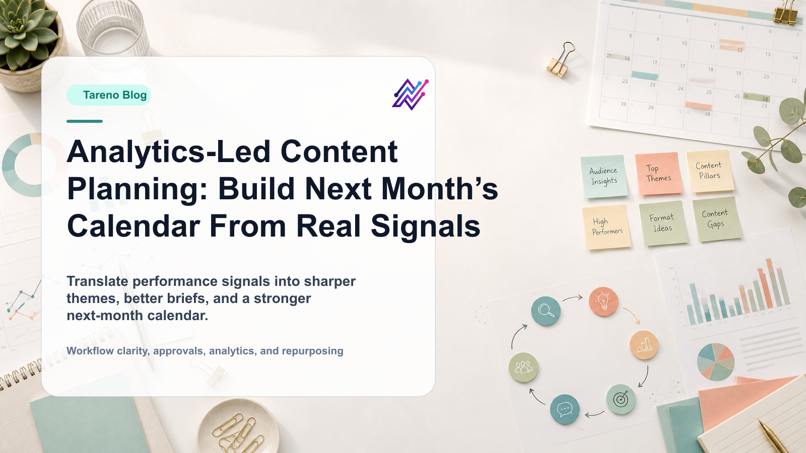 Analytics-Led Content Planning: Build Next Month’s Calendar From Real Signals