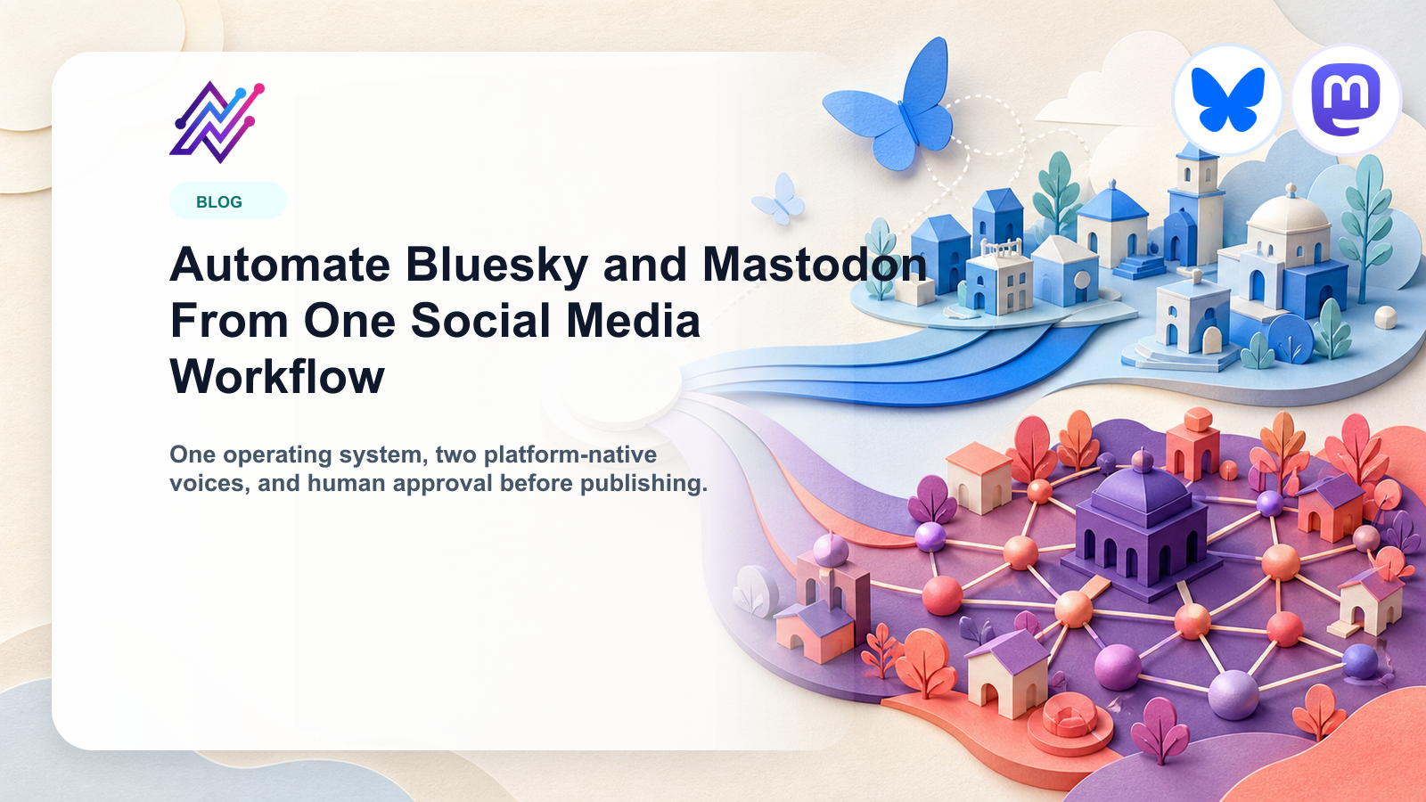 Automate Bluesky and Mastodon From One Social Media Workflow