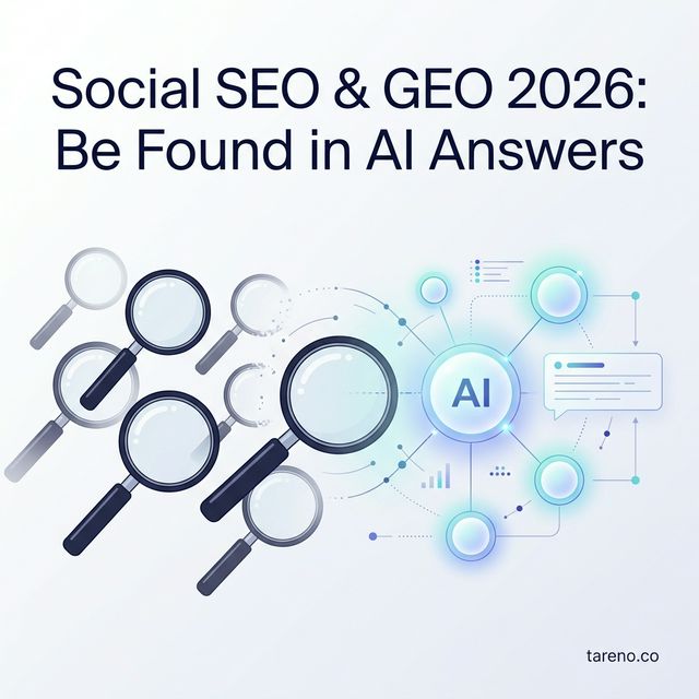 Social SEO & GEO 2026: How to Be Found in AI Answers and Feeds