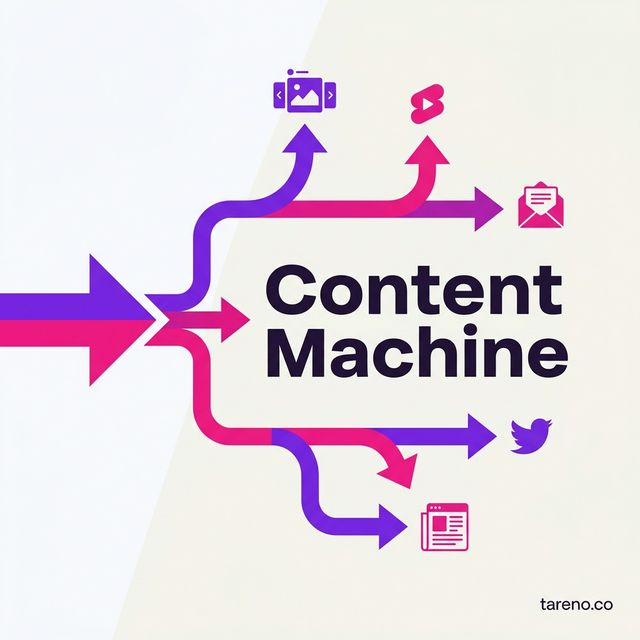 The Content Machine: Create Once, Post 20 Times (Omnipresence Guide)