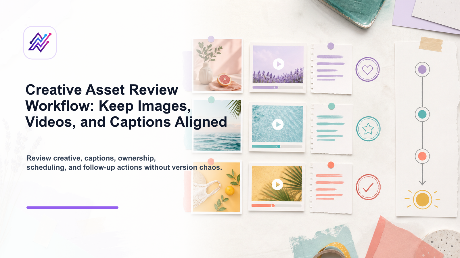 Creative Asset Review Workflow: Keep Images, Videos, and Captions Aligned