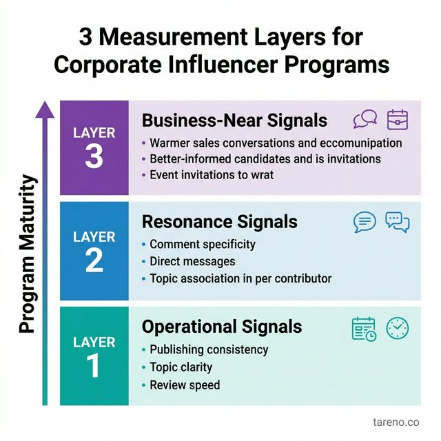 3 measurement layers: Layer 1 Operational Signals, Layer 2 Resonance Signals, Layer 3 Business-Near Signals