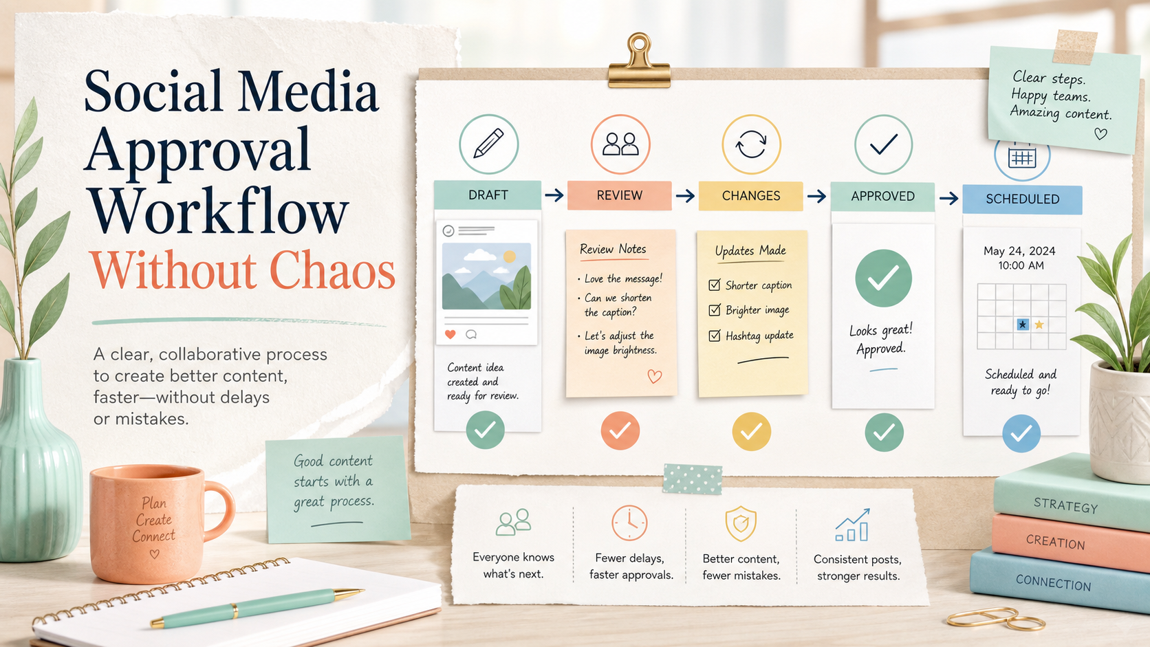 Social Media Approval Workflow: How to Avoid Delays, Mistakes, and Last-Minute Content Chaos