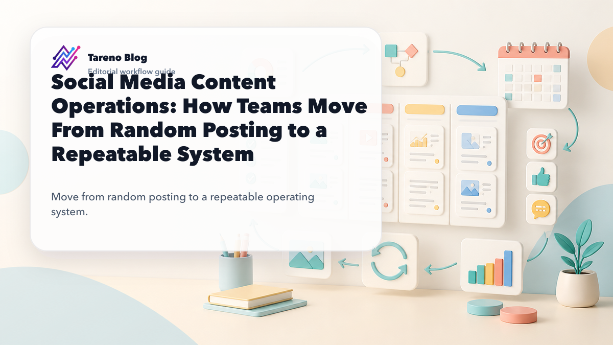Social Media Content Operations: How Teams Move From Random Posting to a Repeatable System