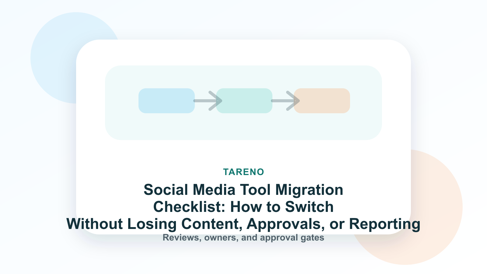Social Media Tool Migration Checklist: How to Switch Without Losing Content, Approvals, or Reporting