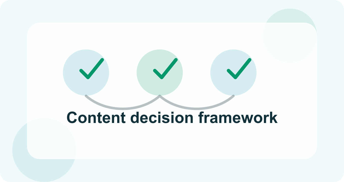 Framework for choosing what to keep, change, repurpose, or stop.