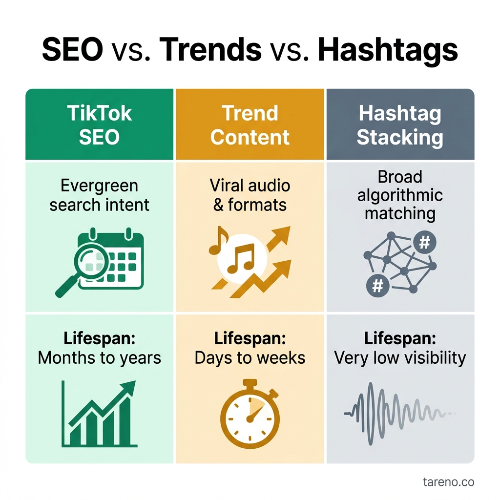 SEO vs. Trends vs. Hashtags