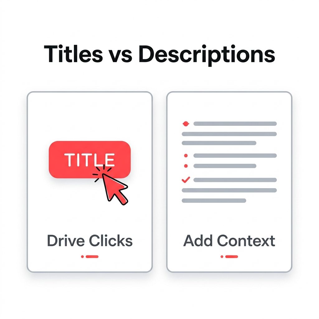 Titles vs Descriptions